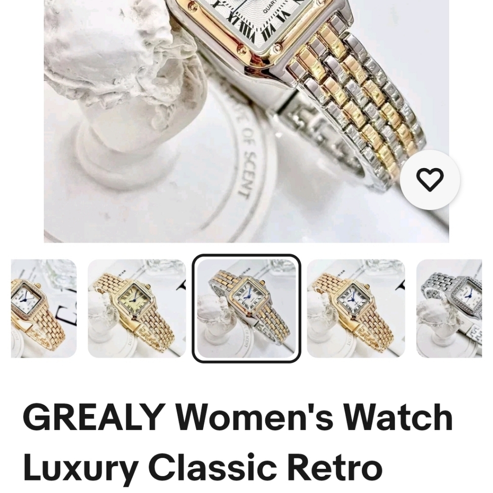 Two-Tone Women's Watch - Picture 3 of 3